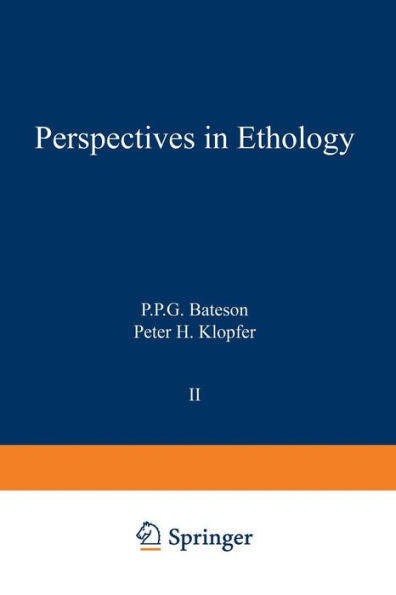 Perspectives In Ethology: Volume 2