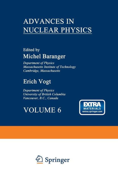 Advances In Nuclear Physics