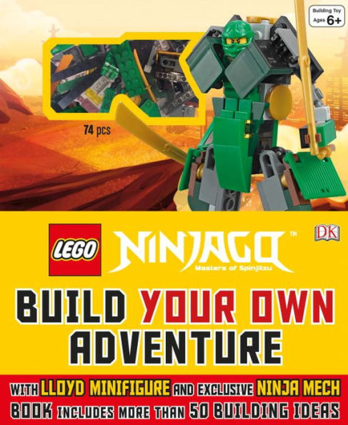 Lego?Ninjago: Build Your Own Adventure: With Lloyd Minifigure And Exclusive Ninja Merch, Book Includes More Than 50 Buil (Lego Build Your Own Adventure)