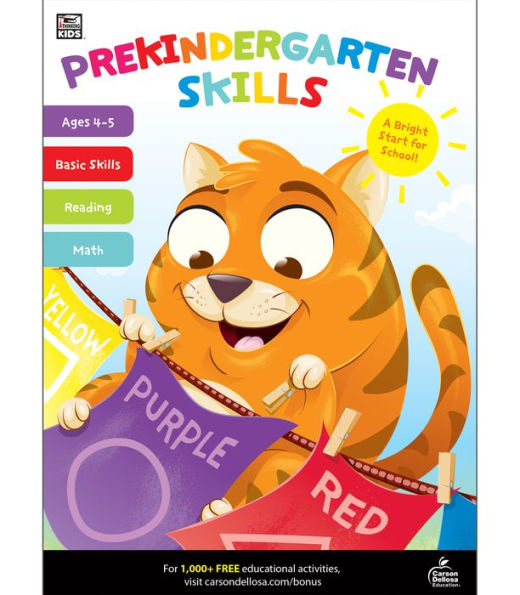 Carson Dellosa ?Prekindergarten Skills Workbook For Prekindergarten, 320 Pages