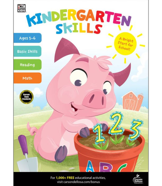 Carson Dellosa ?Kindergarten Skills Workbook For Kindergarten, 320 Pages