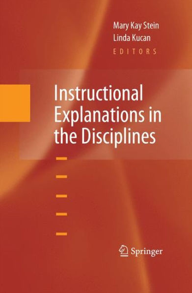 Instructional Explanations In The Disciplines