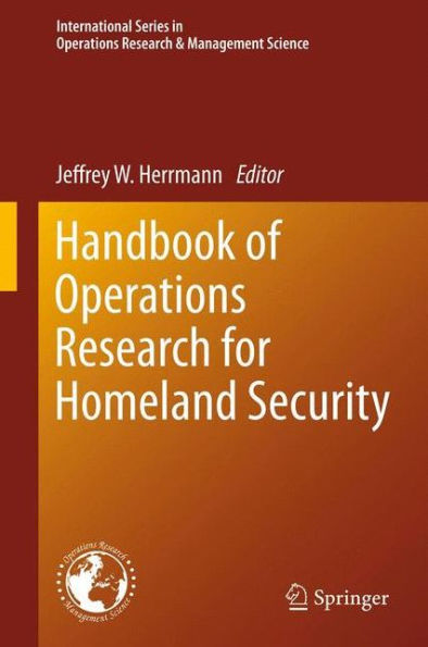 Handbook Of Operations Research For Homeland Security (International Series In Operations Research & Management Science, 183)