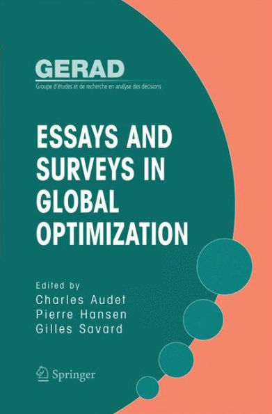 Essays And Surveys In Global Optimization