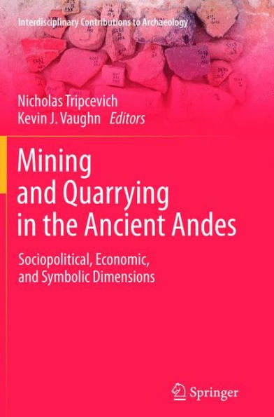 Mining And Quarrying In The Ancient Andes: Sociopolitical, Economic, And Symbolic Dimensions (Interdisciplinary Contributions To Archaeology)