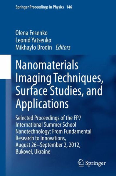 Nanomaterials Imaging Techniques, Surface Studies, And Applications: Selected Proceedings Of The Fp7 International Summer School Nanotechnology: From ... (Springer Proceedings In Physics, 146)