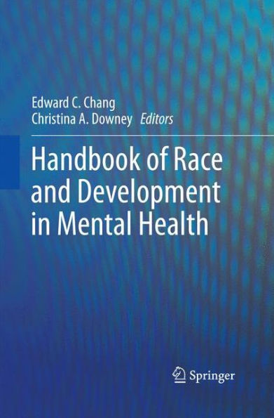 Handbook Of Race And Development In Mental Health