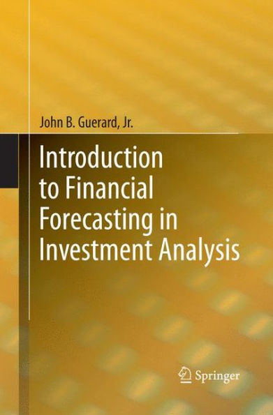 Introduction To Financial Forecasting In Investment Analysis