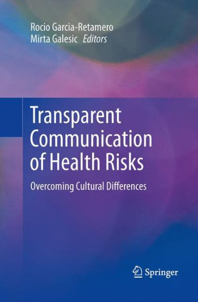 Transparent Communication Of Health Risks: Overcoming Cultural Differences