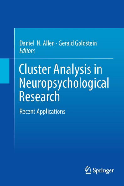 Cluster Analysis In Neuropsychological Research: Recent Applications