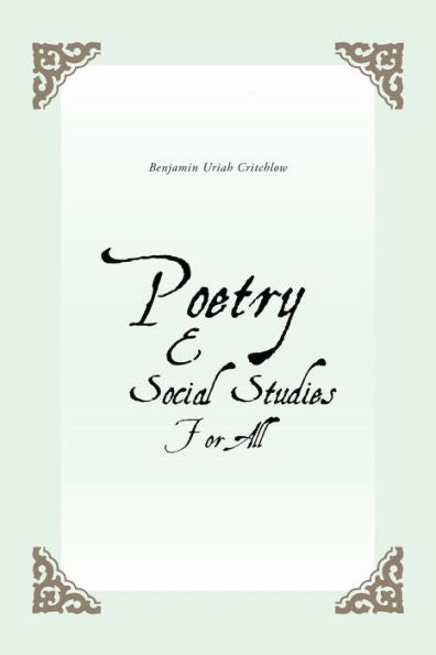 Poetry And Social Studies For All