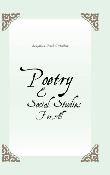 Poetry And Social Studies For All