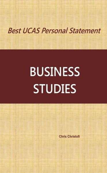 Best Ucas Personal Statement: Business Studies
