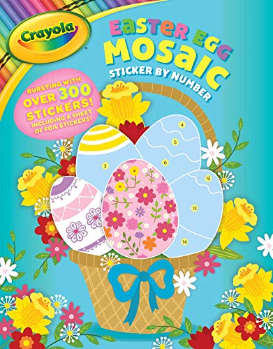 Crayola Easter Egg Mosaic Sticker by Number (Crayola/BuzzPop)