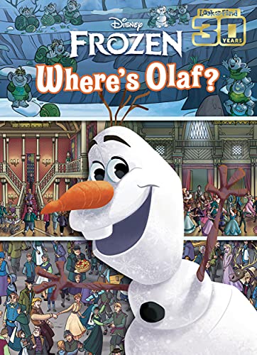 Disney Frozen - Where???S Olaf? Look And Find Activity Book - Includes Elsa, Anna, And More Frozen Favorites - Pi Kids - 9781503761629