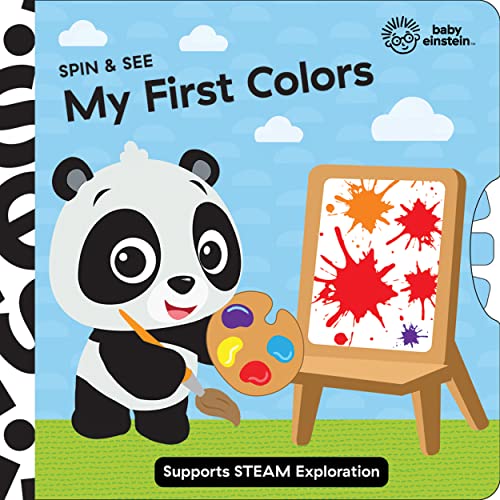 Baby Einstein - My First Colors Spin & See - Interactive Spinning Wheel - Supports Steam Exploration