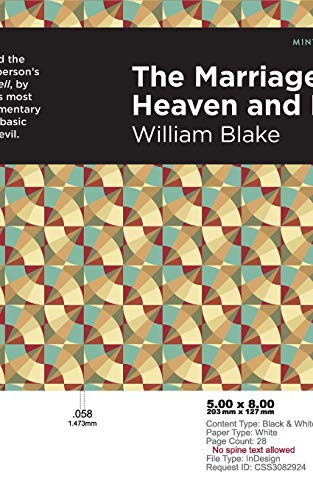The Marriage of Heaven and Hell (Mint Editions)