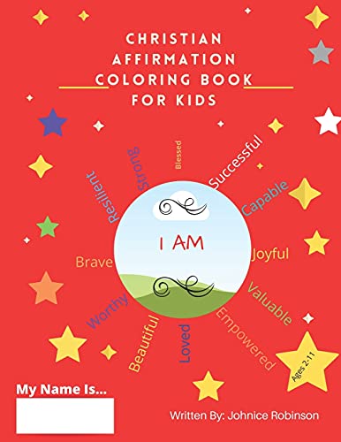 Christian Affirmation Coloring Books For Kids