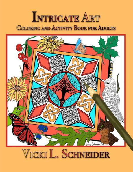 Intricate Art: Coloring And Activity Book For Adults