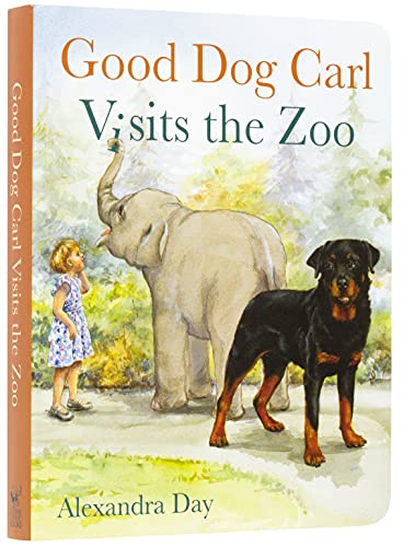 Good Dog Carl Visits The Zoo - Board Book (Good Dog Carl Collection)