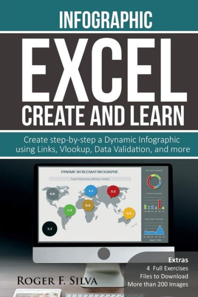 Excel Create And Learn - Infographic: Create Step-By-Step A Dynamic Infographic Dashboard. More Than 200 Images And, 4 Exercises
