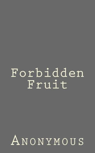 Forbidden Fruit - 9781523236985