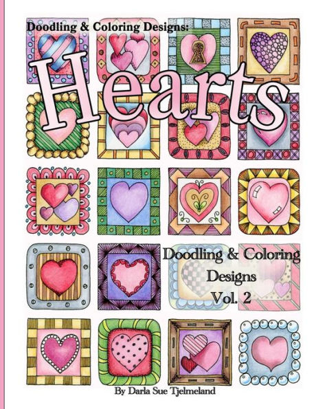 Doodling & Coloring Designs: Hearts
