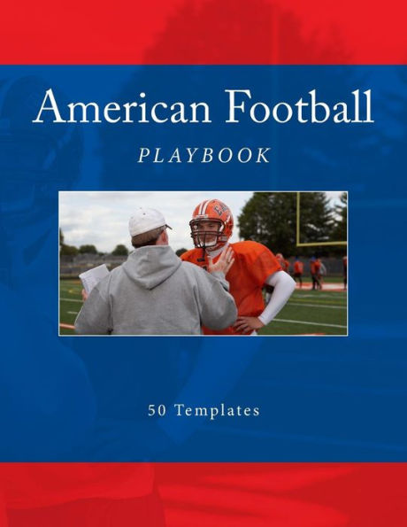 American Football Playbook: 50 Templates (Team Colors)