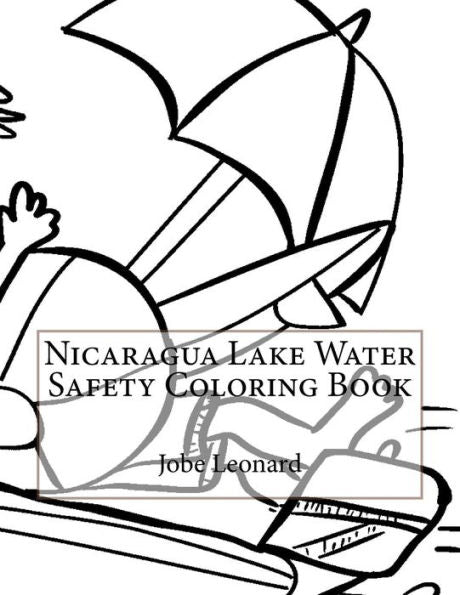 Nicaragua Lake Water Safety Coloring Book