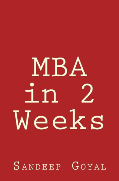 Mba In 2 Weeks