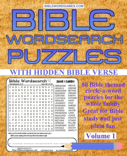 Bible Word Search Puzzles Volume 1: 50 New Large Print Bible Themed Word Search Puzzles