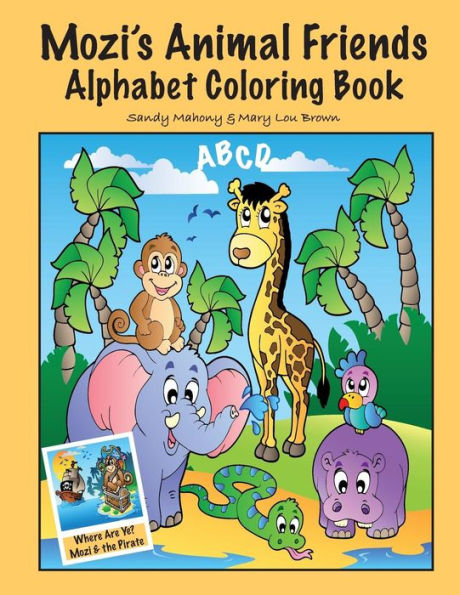 Mozi's Animal Friends Alphabet Coloring Book