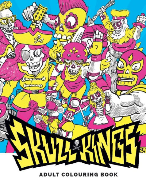 Skull Kings: Adult Colouring Book