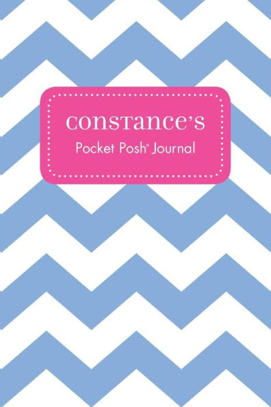 Constance's Pocket Posh Journal, Chevron
