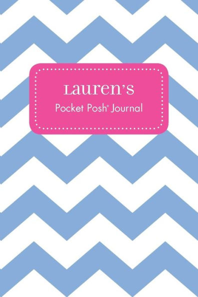 Lauren's Pocket Posh Journal, Chevron
