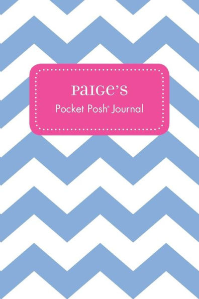 Paige's Pocket Posh Journal, Chevron