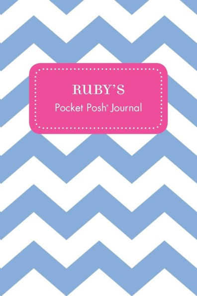 Ruby's Pocket Posh Journal, Chevron