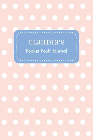 Claudia's Pocket Posh Journal, Polka Dot