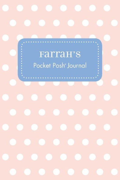 Farrah's Pocket Posh Journal, Polka Dot