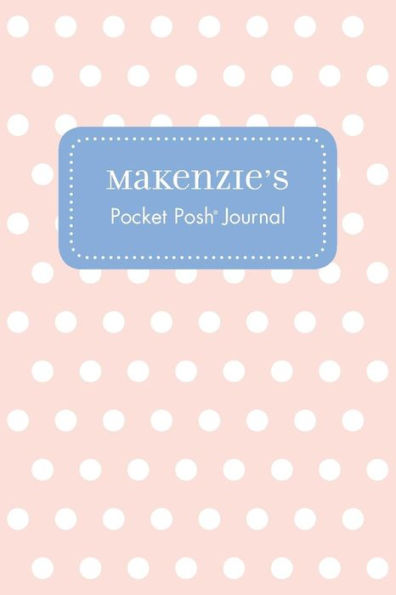 Makenzie's Pocket Posh Journal, Polka Dot