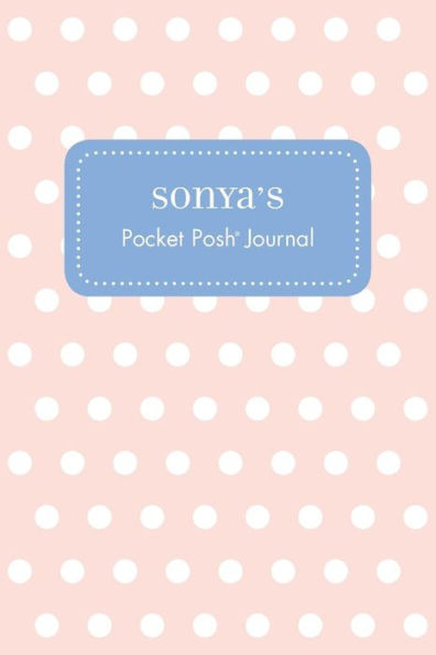 Sonya's Pocket Posh Journal, Polka Dot