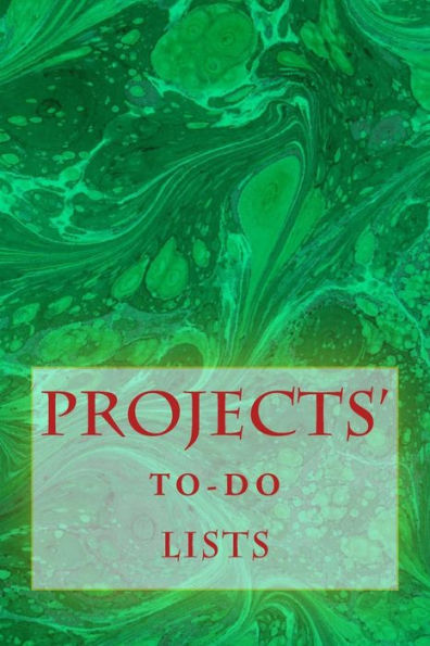 Projects' To-Do Lists: Stay Organized (50 Projects) - 9781530373413