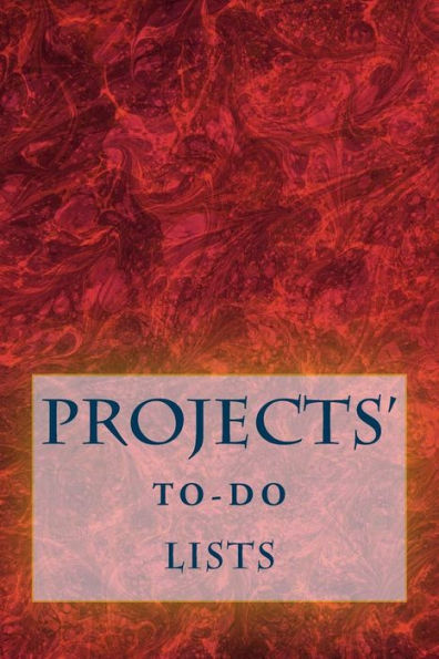 Projects' To-Do Lists: Stay Organized (50 Projects) - 9781530393541