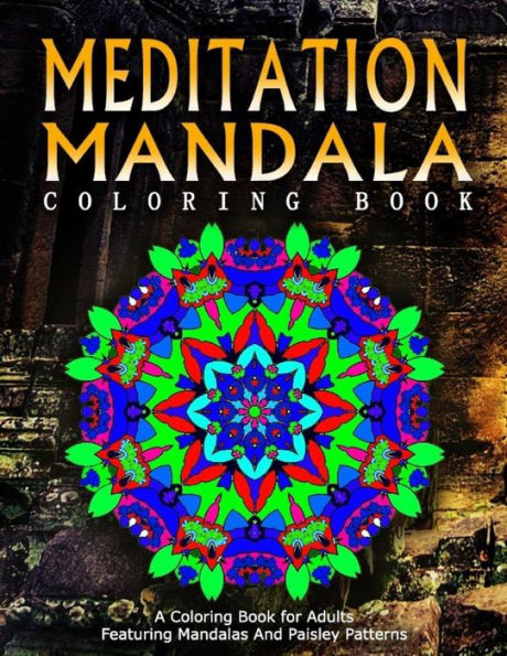 Meditation Mandala Coloring Book - Vol.18: Women Coloring Books For Adults