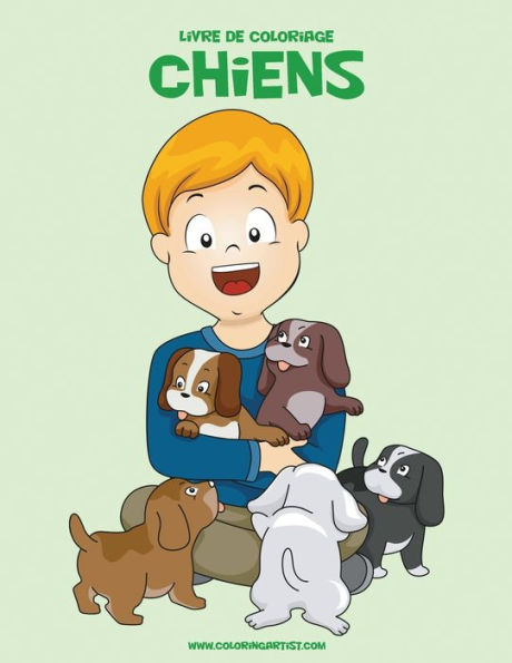 Livre De Coloriage Chiens 3 (French Edition)