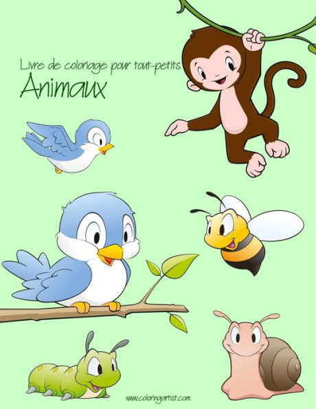 Livre De Coloriage Pour Tout-Petits Animaux 1 (French Edition)