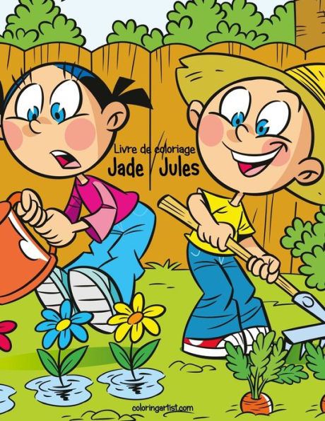 Livre De Coloriage Jade Et Jules 1 (French Edition)