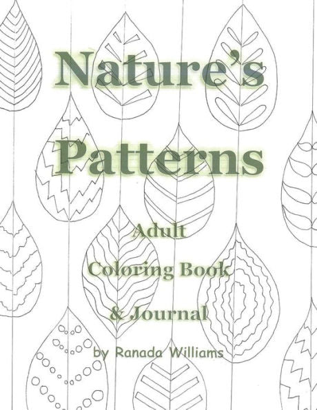 Nature's Patterns Adult Coloring Book