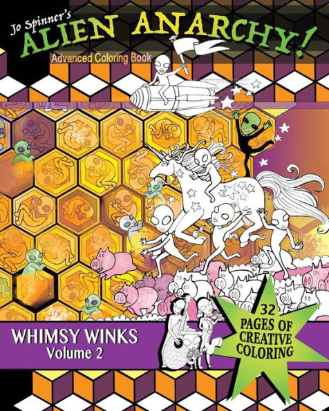 Alien Anarchy: Advanced Coloring Book (Whimsy Winks)