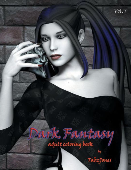 Dark Fantasy Adult Coloring Book